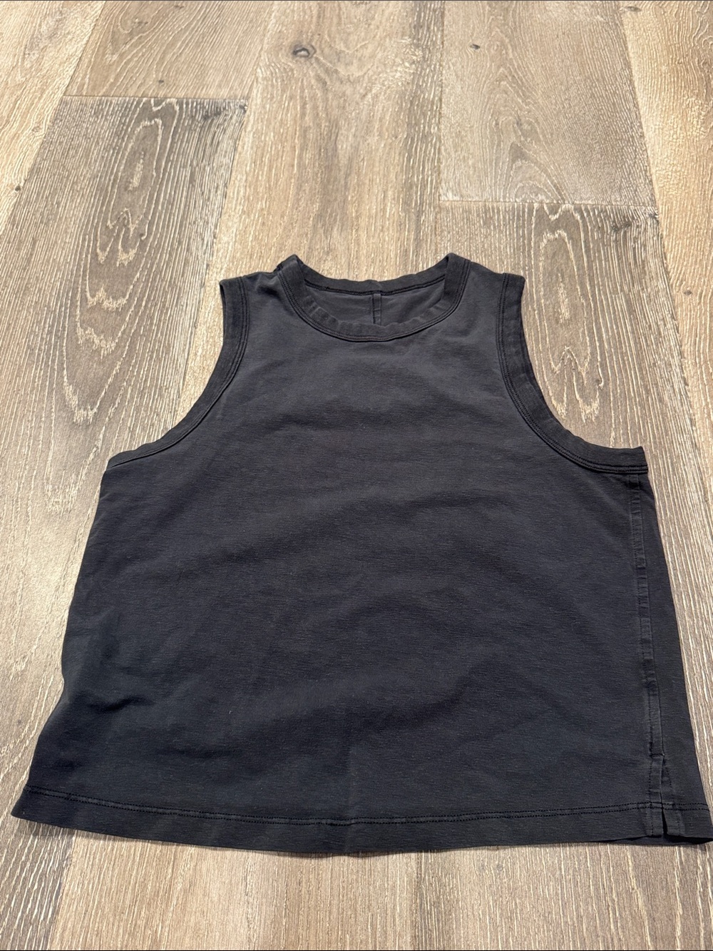lululemon athletica Black Women's Cropped Muscle Tank AZ